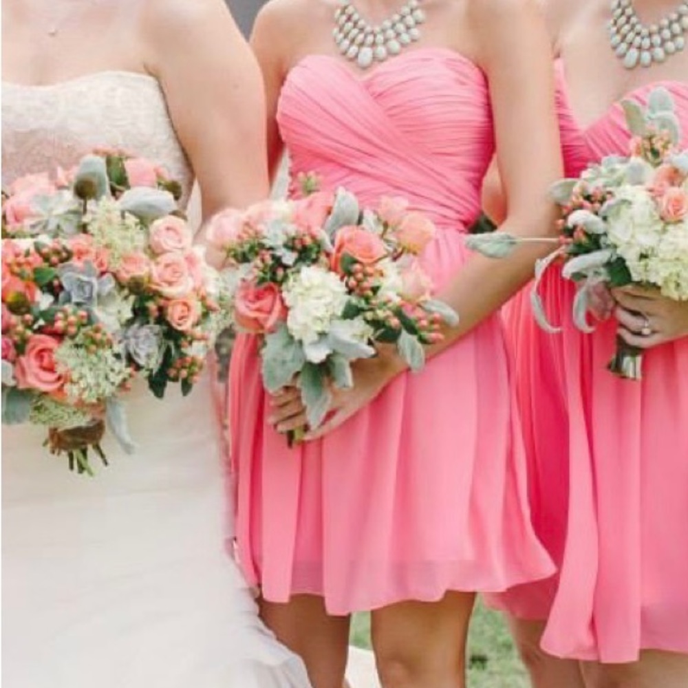 Bill Levkoff - Bridesmaid Dress - Pink - Size 2